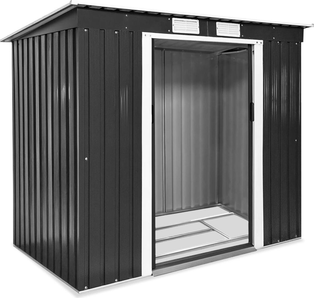 tectake® Gartenhaus mit Pultdach 213 x 130 x 173 cm Produktbild 