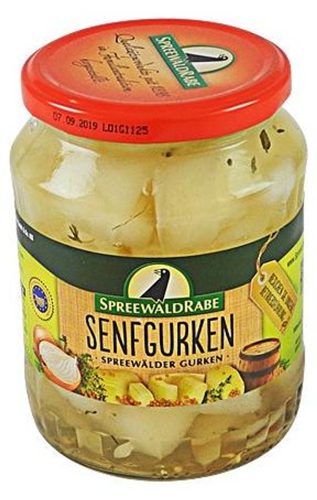 Senfgurken von Spreewald-Rabe (720 ml Glas) Produktbild 