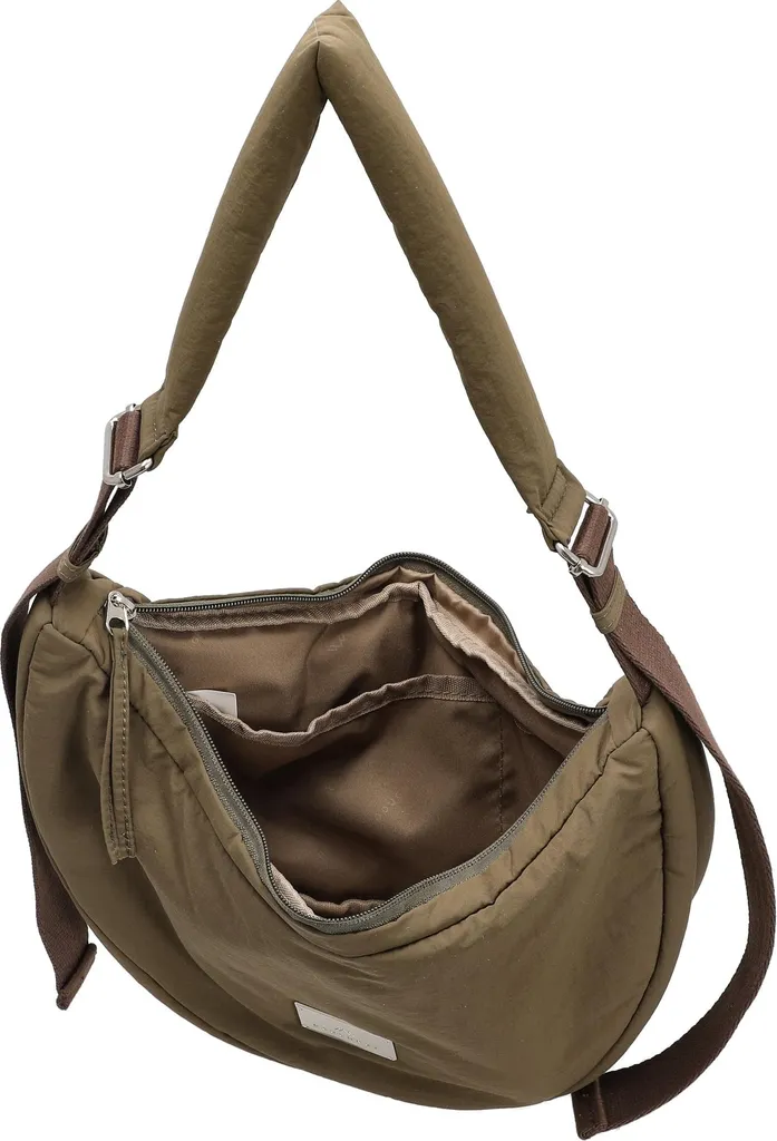 Sac Eclair Softies Doughnut Olive en nylon soyeux - Format large 34 cm - 6