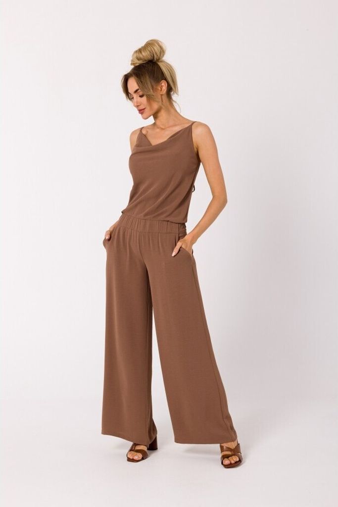 Made of Emotion Jumpsuit für Frauen Peehan M737 Schokolade XL