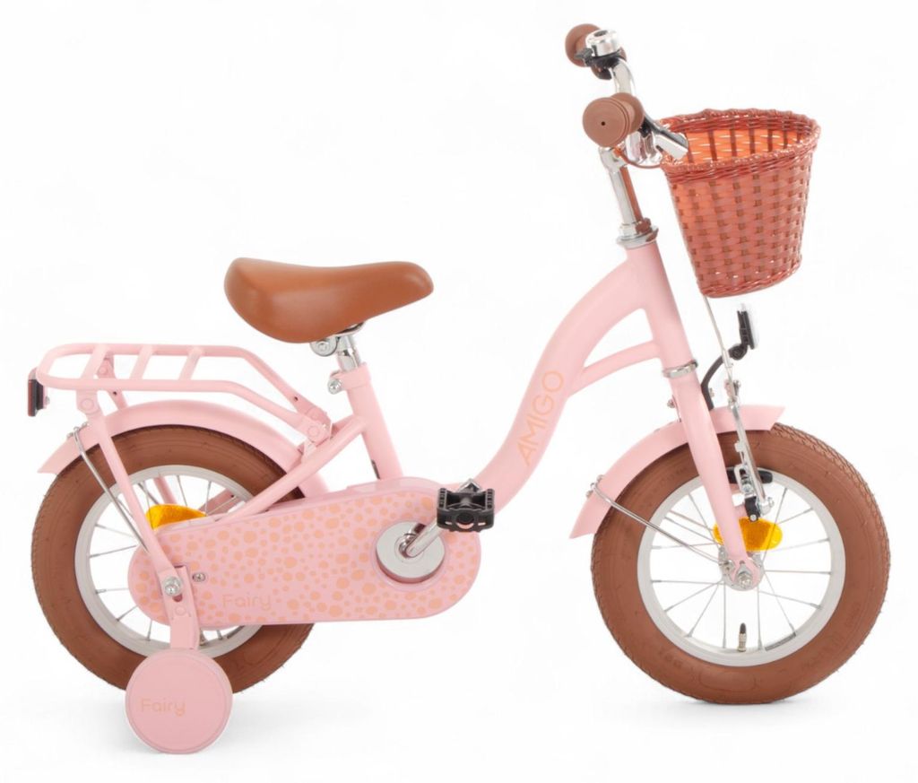 AMIGO Kinderfahrräder Mädchen Fairy 12 Zoll Mädchen Produktbild 