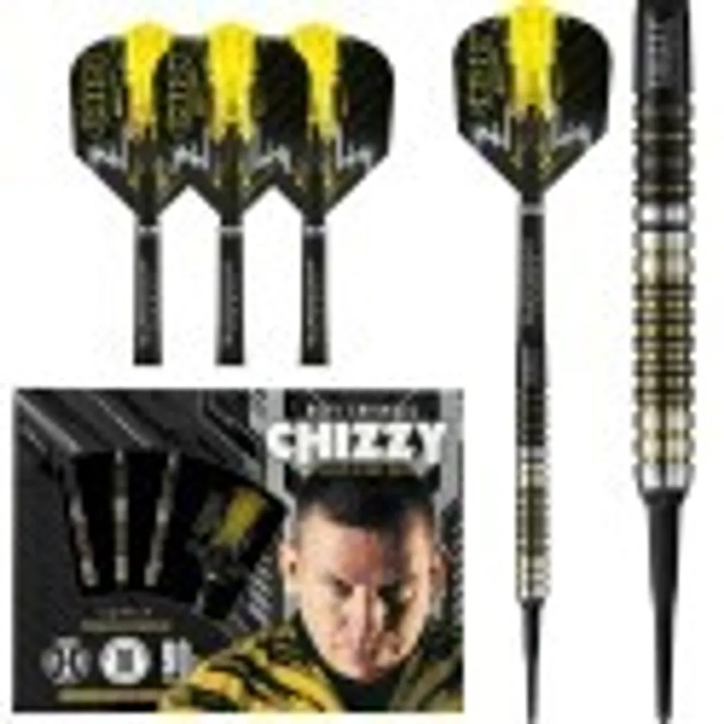 Fléchettes de compétition Chizzy Harrows 18g pour cible souple - 8