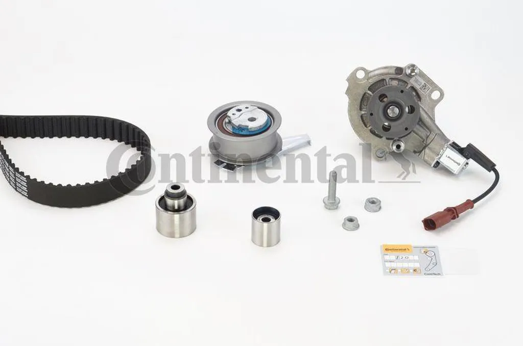 Pompe à eau et kit de courroies dentées pour Audi A4, A6 et VW Passat