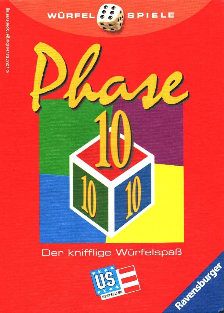 Ravensburger 27130 - Phase 10 - Würfelspiel Produktbild 