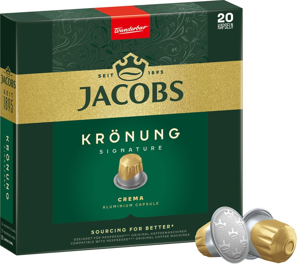JACOBS Kapseln Krönung Crema 200 Nespresso®* kompatible Produktbild 2