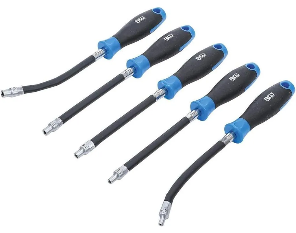 Kit tournevis flexibles pour espaces restreints E4 à E8 - Maniabilité
