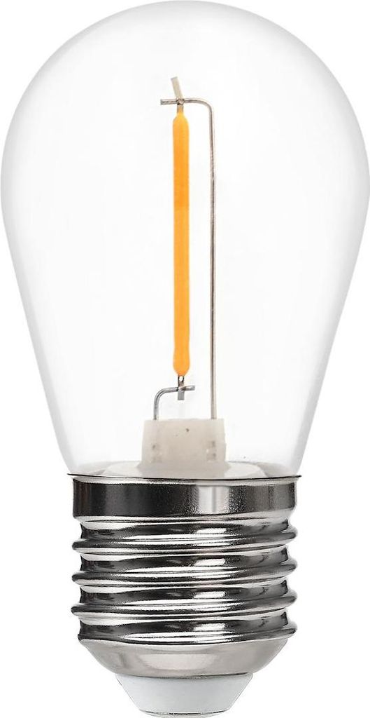 1W E27 LED-Filamentlampe, warme Lichtfarbe, Eco-Light Produktbild 