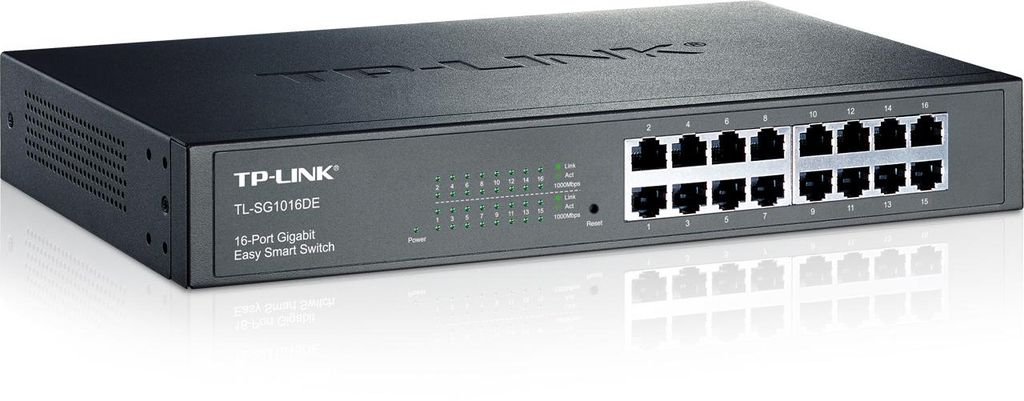TP-Link 16-Port-Gigabit-Easy-Smart-Switch, Managed, L2, Produktbild 
