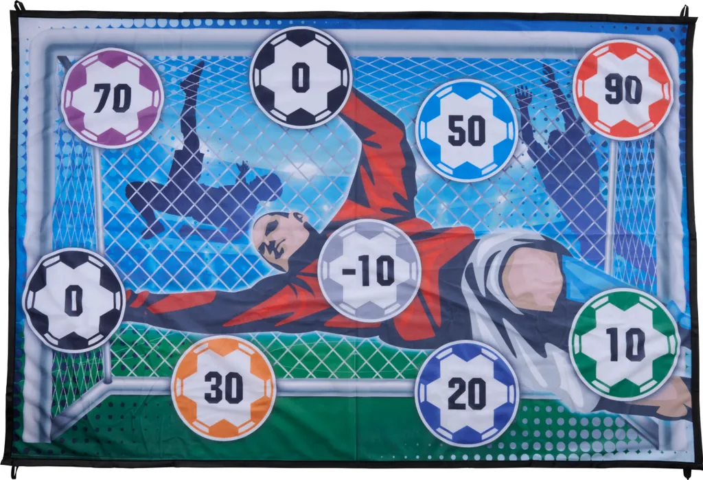 Cage de Foot pour Enfant avec Accessoires d'Entraînement et Cible Mobile