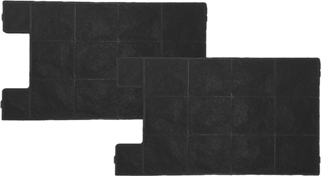 Sparset 2 Stk. Aktivfilter für Amica KF 17149 Dunstabzugshaubenzubehör Kohlefilter für KH 17178, 17179 E, schwarz
