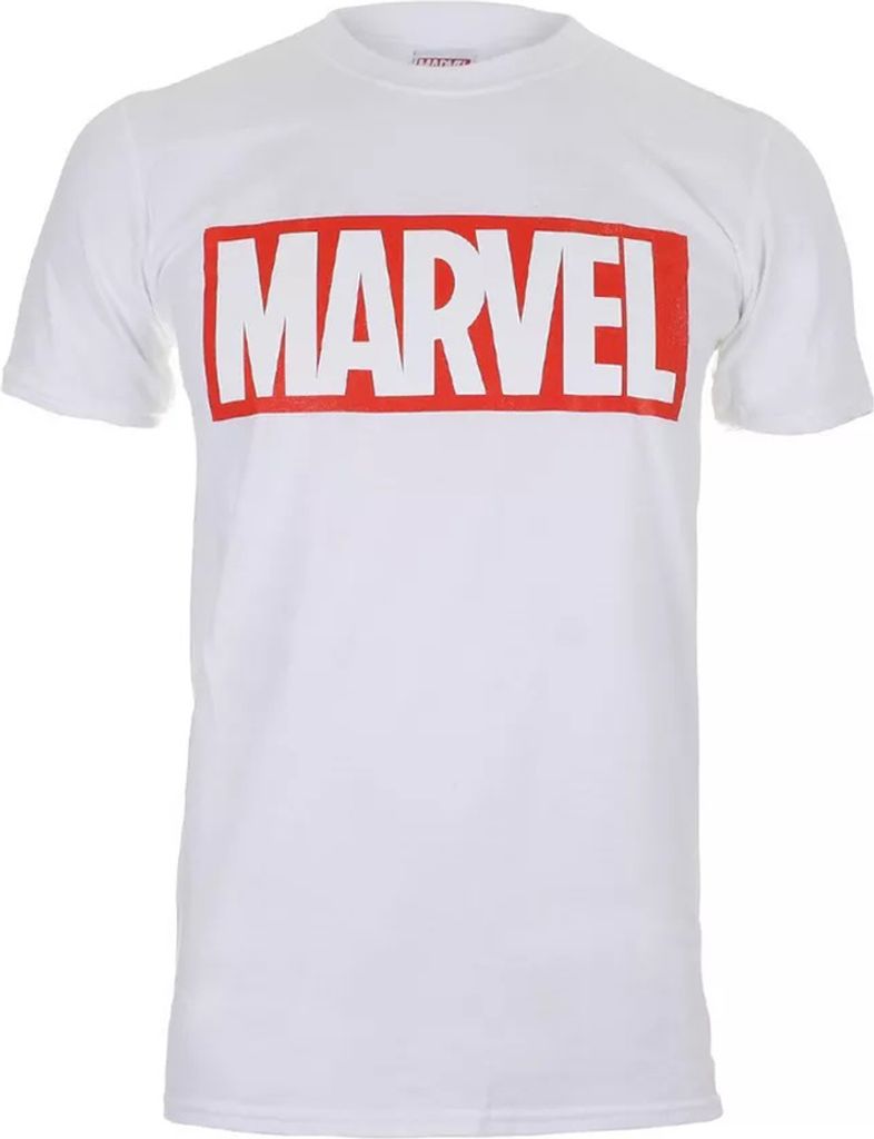 Marvel - T-Shirt für Herren/Damen Uni BI116 (XL) (Weiß/Rot)