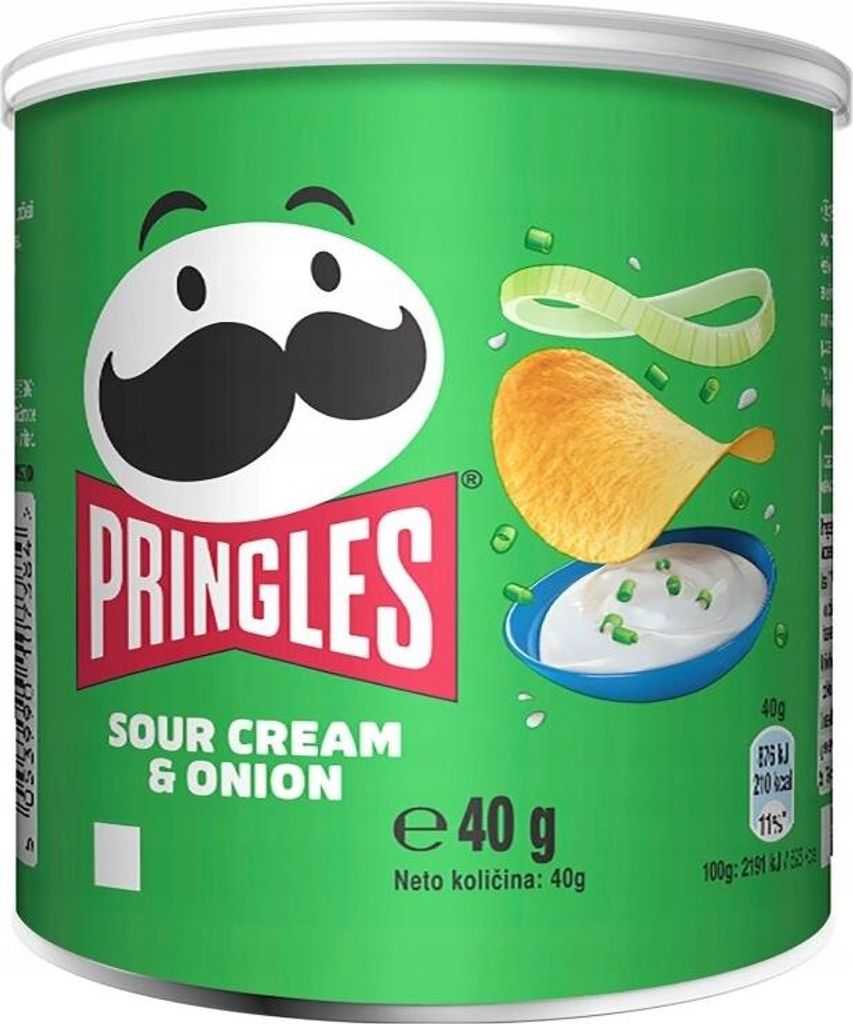 Pringles Sour Cream & Onion 40g Produktbild 