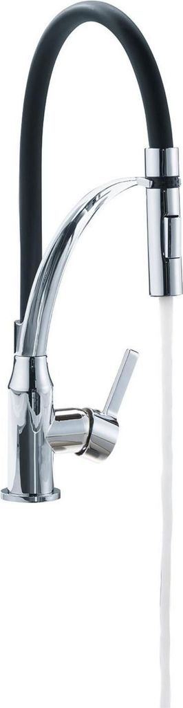 Einhebelmischer Spültischarmatur Küchenarmatur Dual-Sprühbrause mit Gummi