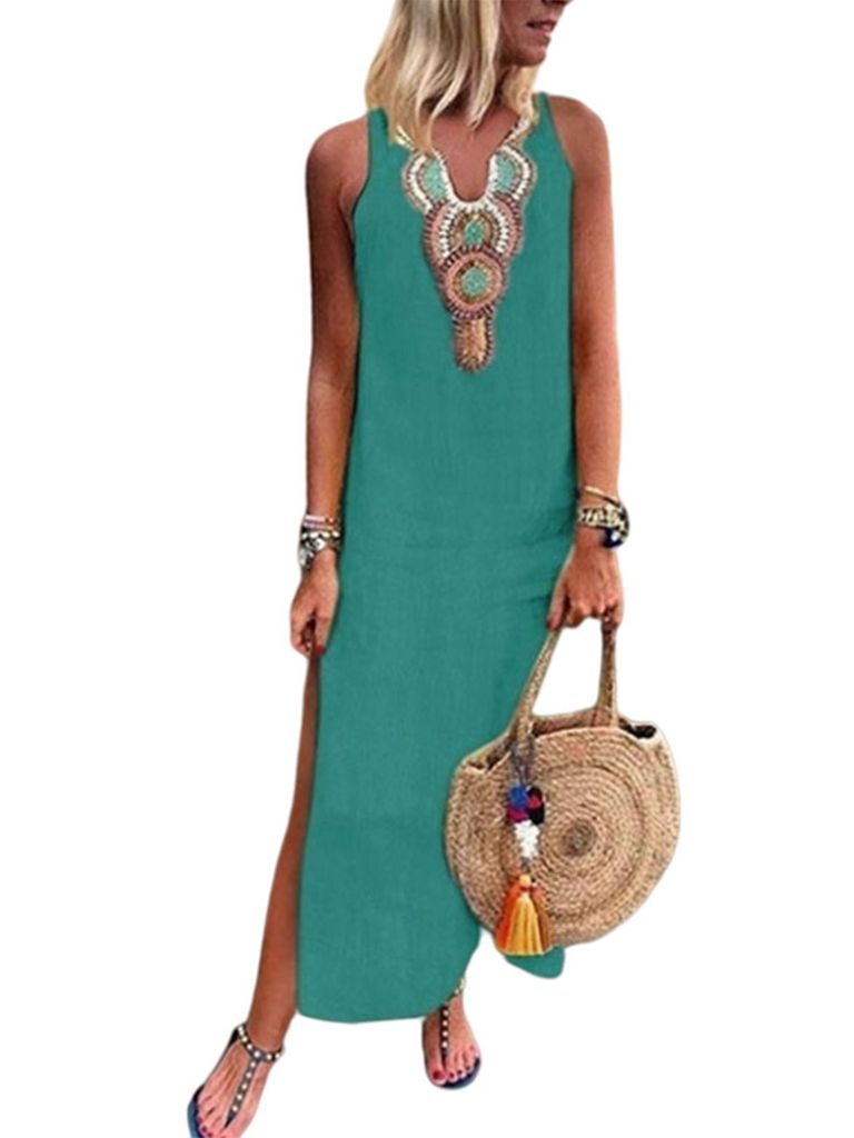 Geblümtes Vintage-Kleid Aus Baumwolle | Mein Vintage Kleid