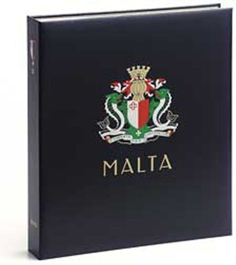 DAVO 6642 Luxus Leerbinder Briefmarkenalbum Malta II