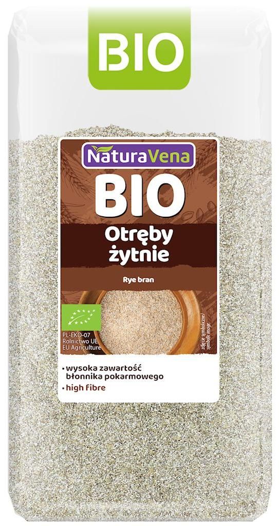 OTRĘBY ŻYTNIE BIO 500 g - NATURAVENA