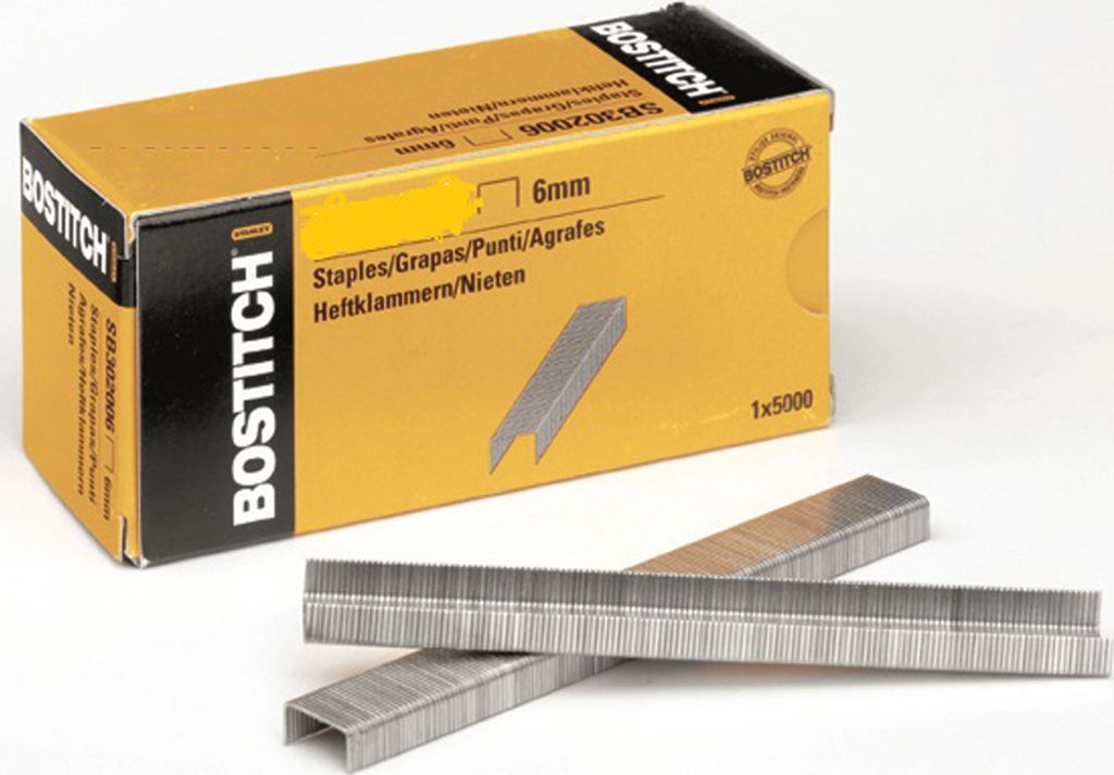 BOSTITCH Heftklammern STCR5019 6 mm Inhalt: 5.000 Stück