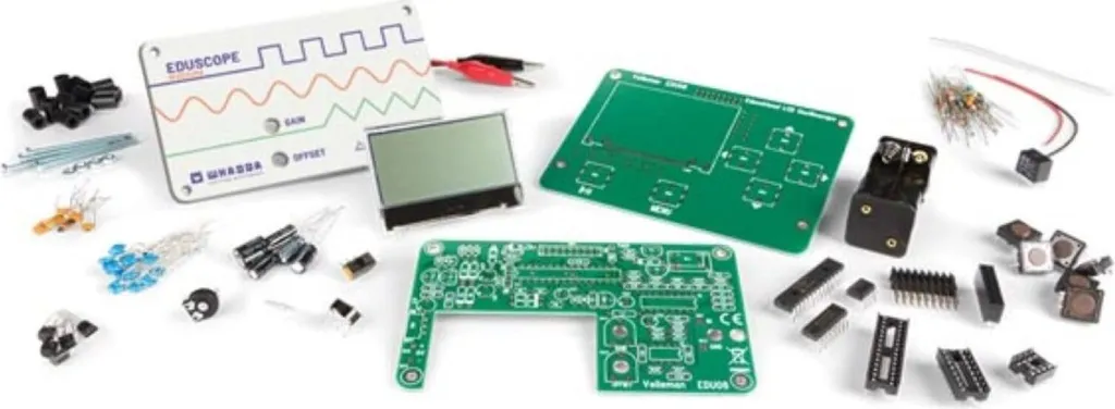 Whadda WSEDU08 Oscilloscope Kit d'Apprentissage Écran LCD Educatif