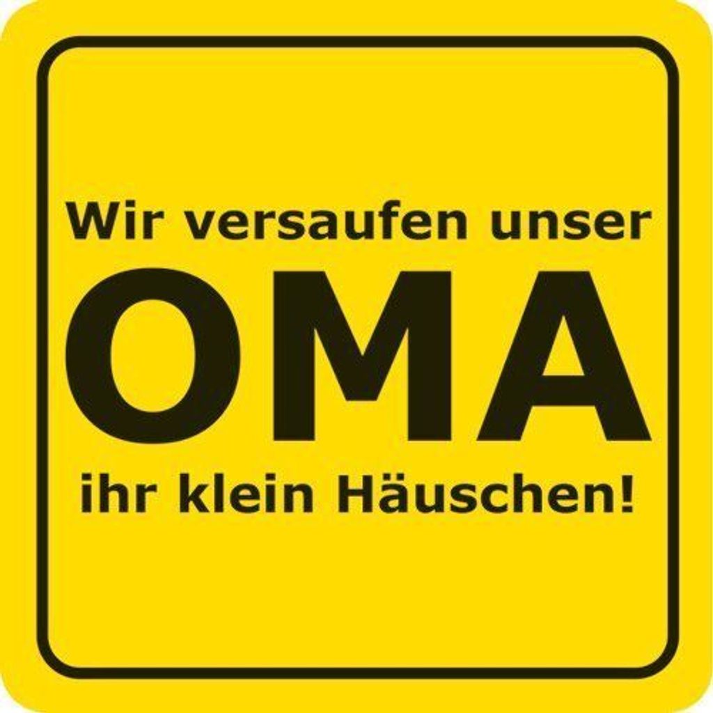 Bierdeckel mit frechen Sprüchen * Wir versaufen unser Oma ihr klein Häuschen