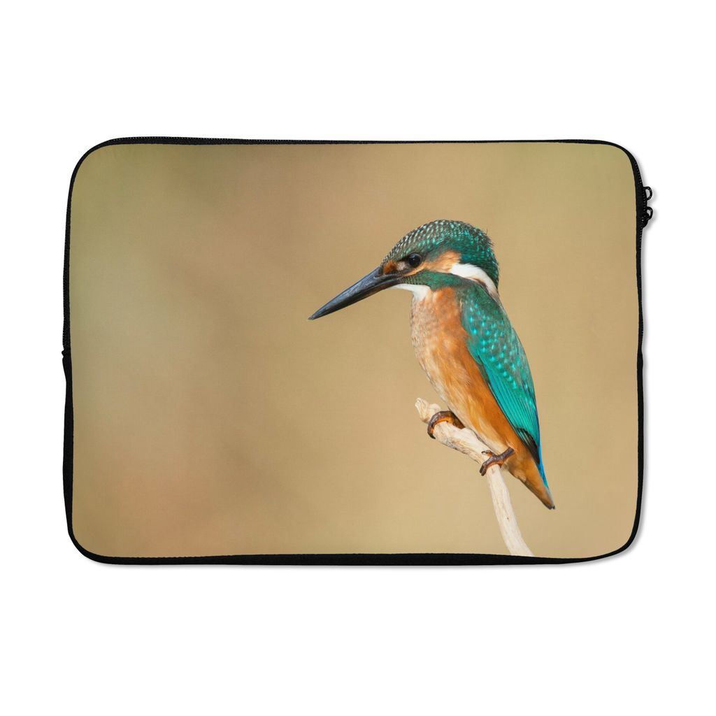 MuchoWow Laptop Hülle 13 Zoll Eisvogel - Tiere - Vogel Laptoptasche - Laptophülle - Sleeve - Rundumschutz