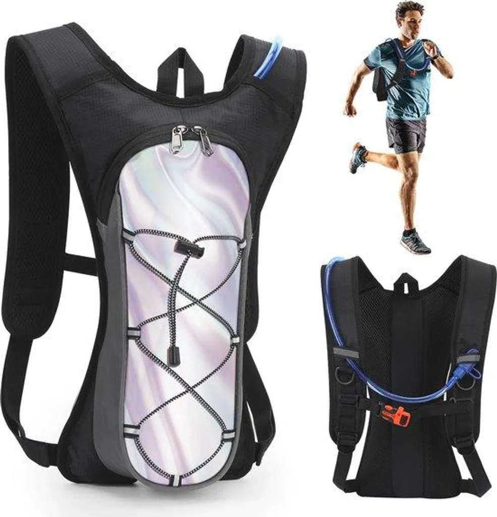 Sac hydratation ultra léger 2L respirant pour activités de plein air