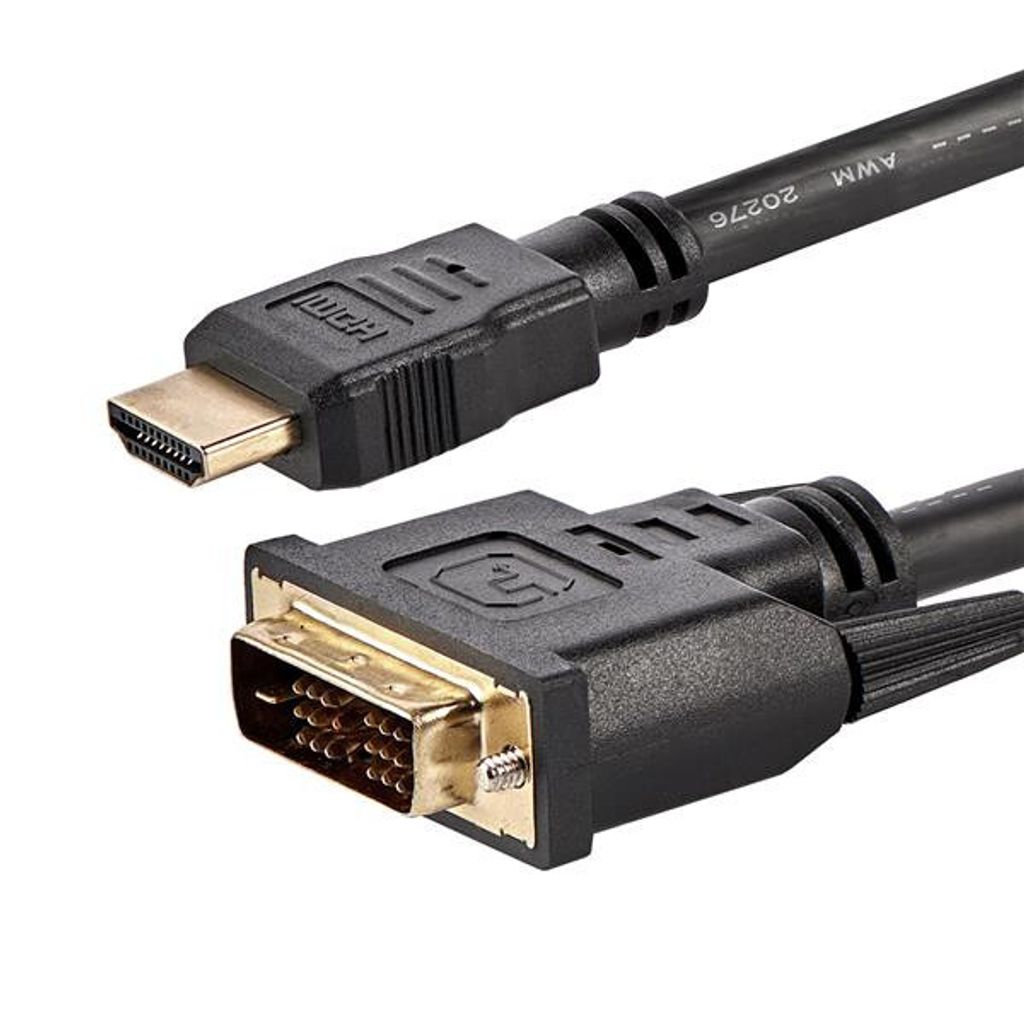 StarTech.com 6ft (1.8m) HDMI to DVI Cable, DVI-D to HDMI Display Cable (1920x1200p)