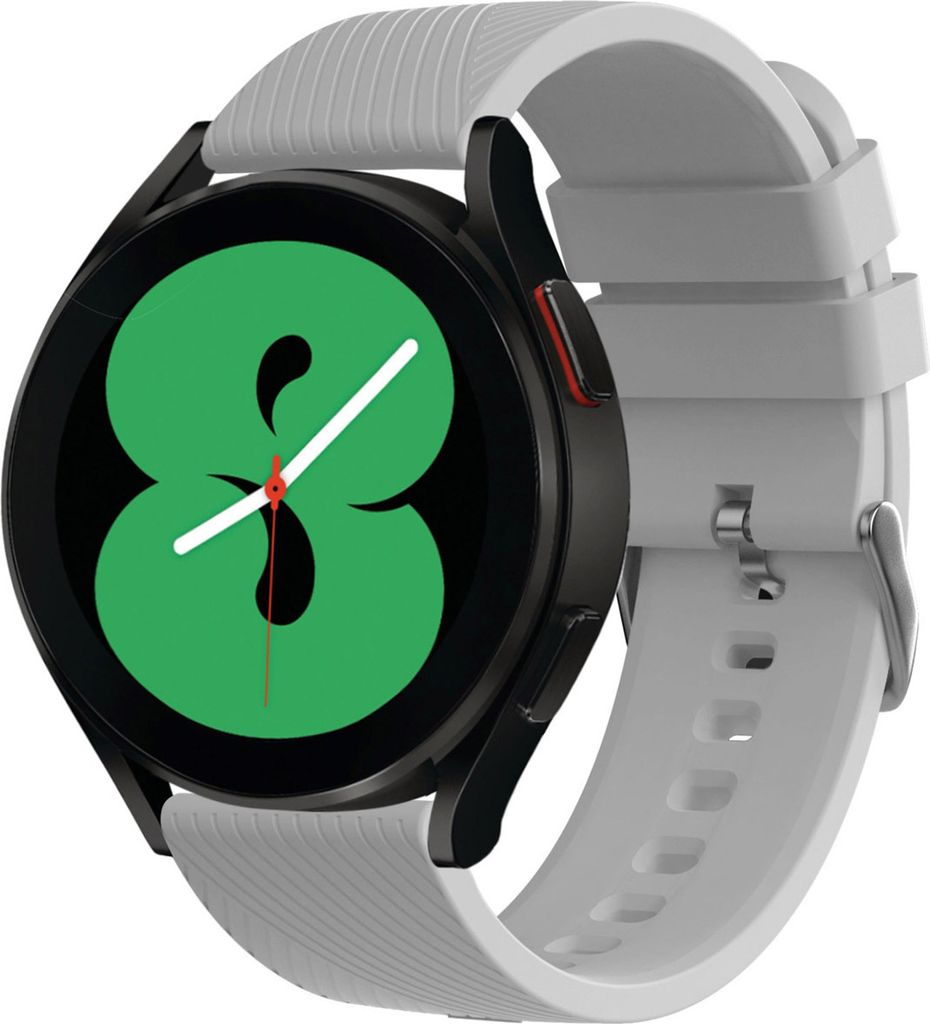 imoshion Flexibles Silikonarmband - Universelle 20 mm Anschluss - Grau