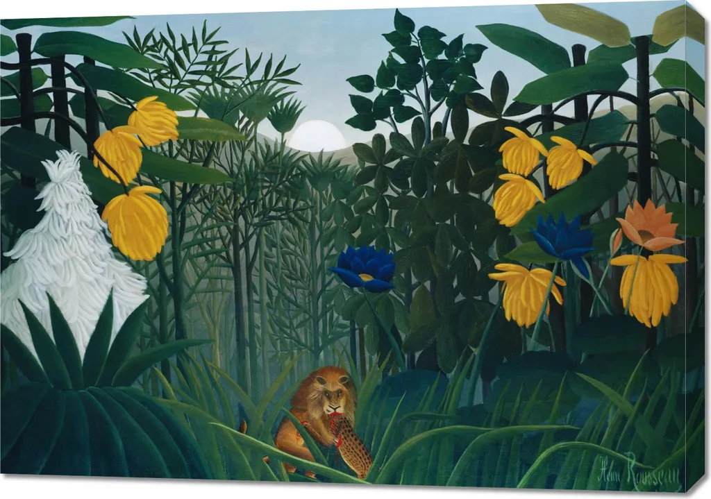 Tableau Rousseau 100x70 cm : Habillez vos Grands Murs avec Élégance