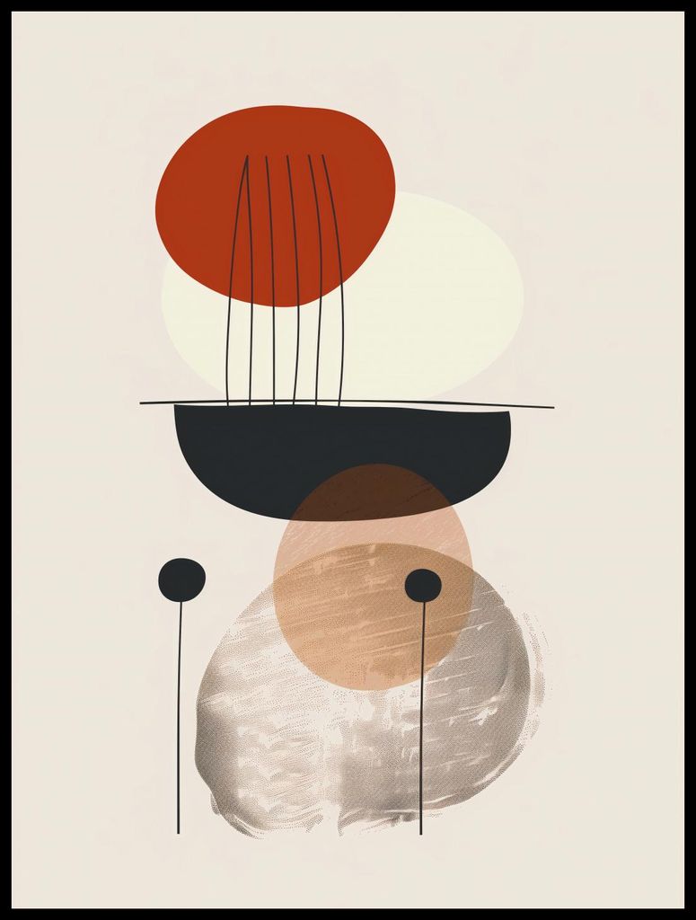 Plakat 60x80cm Westen über der Ebene