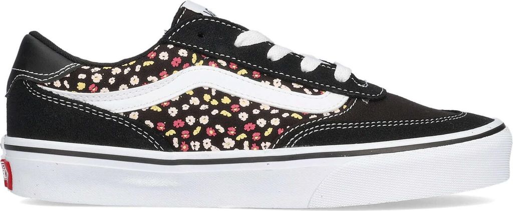 Vans Brooklyn Ls Suede/Canvas Black Floral Größe EU 37