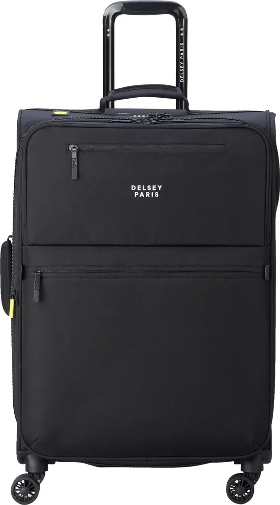 Valise Trolley 4 Doubles Roues Delsey Maubert 2.0 Noir Noir 71 cm