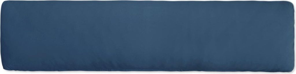 Traumschlaf Basic Single Jersey Seitenschläferkissen Bezug 40x180 cm dunkelblau