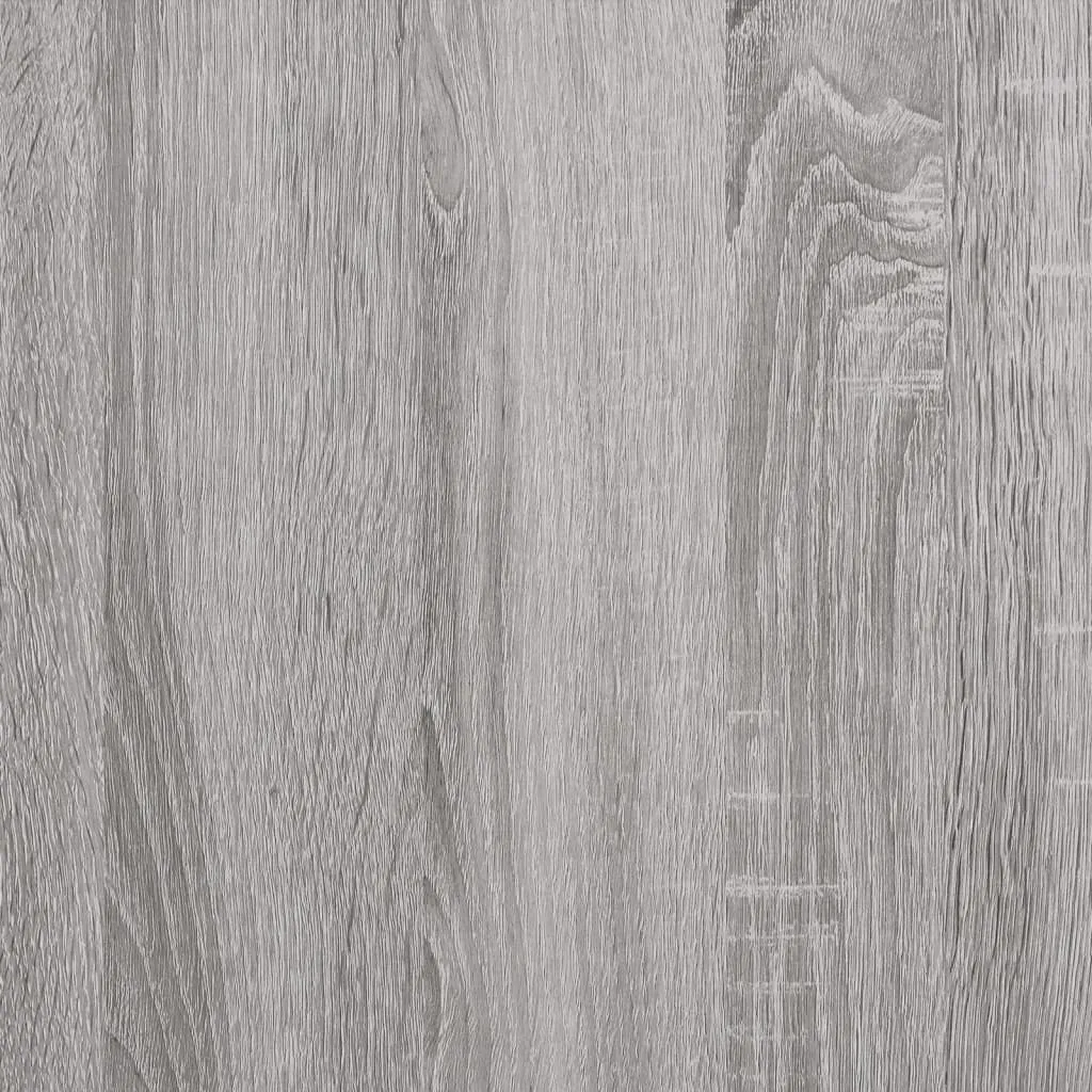 Mobile TV Sospeso Grigio Sonoma 100,5 cm | Arredo Parete Materiale Legno - 7