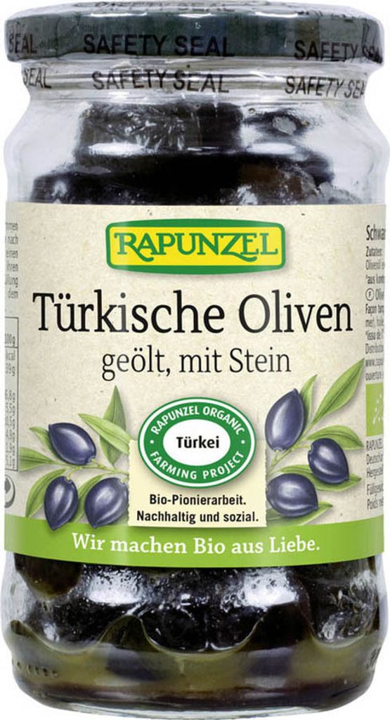 Rapunzel Oliven schwarz (185g) Produktbild 