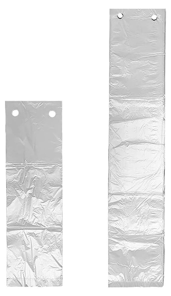 100 Stück transparente Kunststofftaschen für Regenschirme, wasserdicht, Einweg