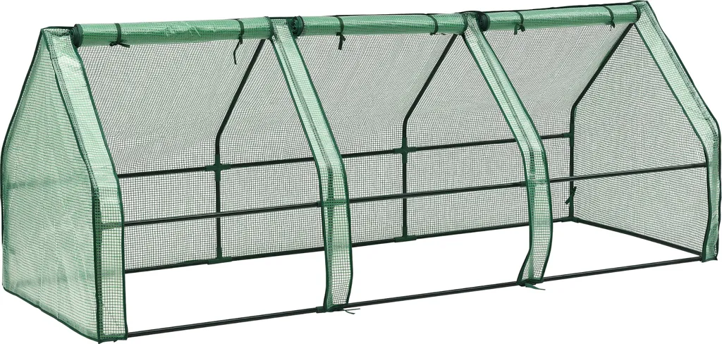 Serre de protection hivernale 240x90cm pour semis et jeunes plantes
