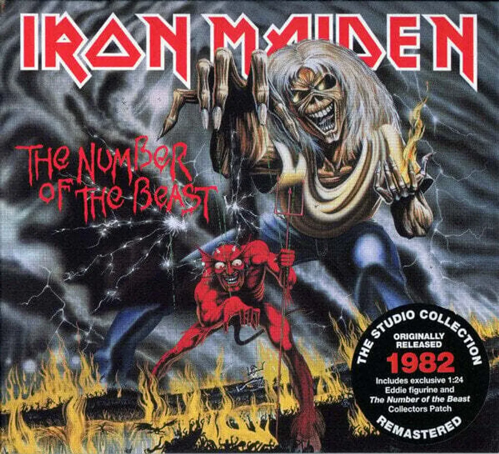 Album CD The Number Of The Beast Remastered - Musique Métal de Légende