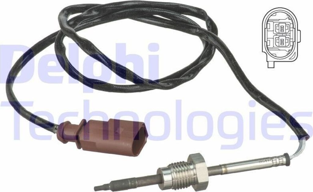 DELPHI TS30090 Abgastemperatursensor für VW Golf VII Schrägheck (5G1, BQ1, BE1, BE2) 840mm