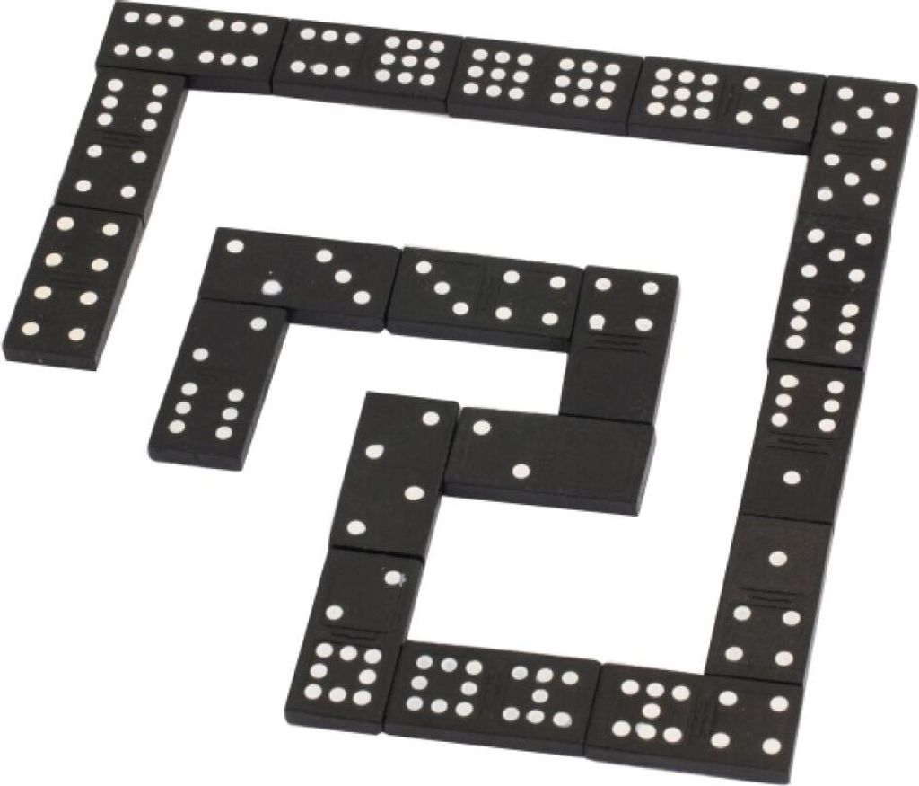 NG Domino in Holzbox, 55 Steine Produktbild 