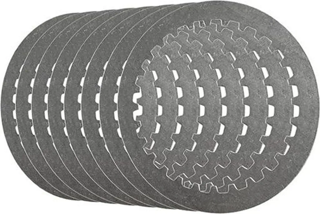 Disques d'embrayage lisses en acier 1,4mm pour transmission moto TRW