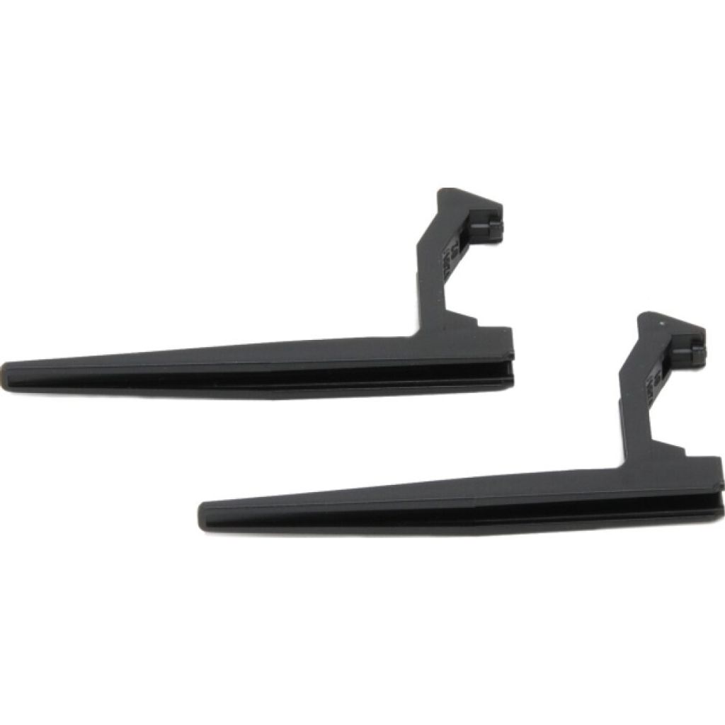 Two black forklift forks are shown against a white background.