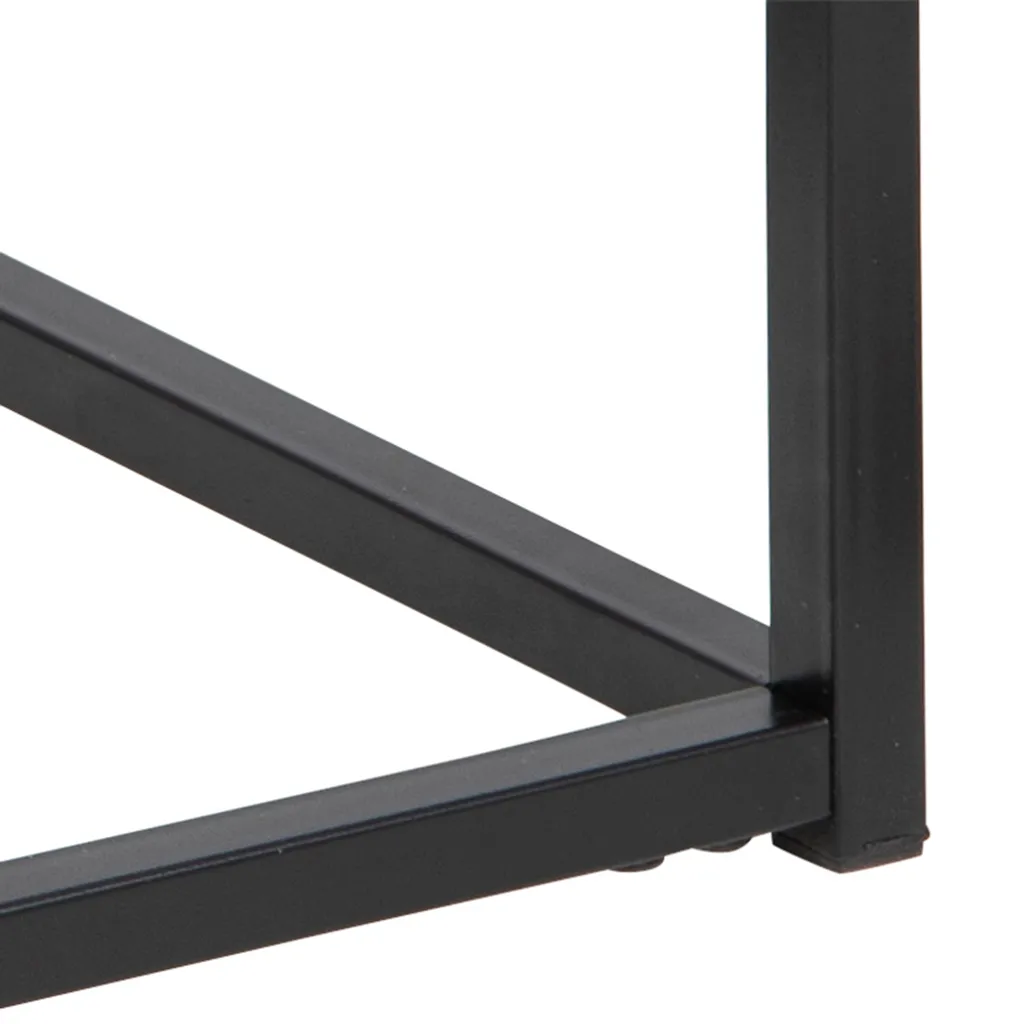 Table de chevet noire Mike compacte pour optimiser les petits espaces