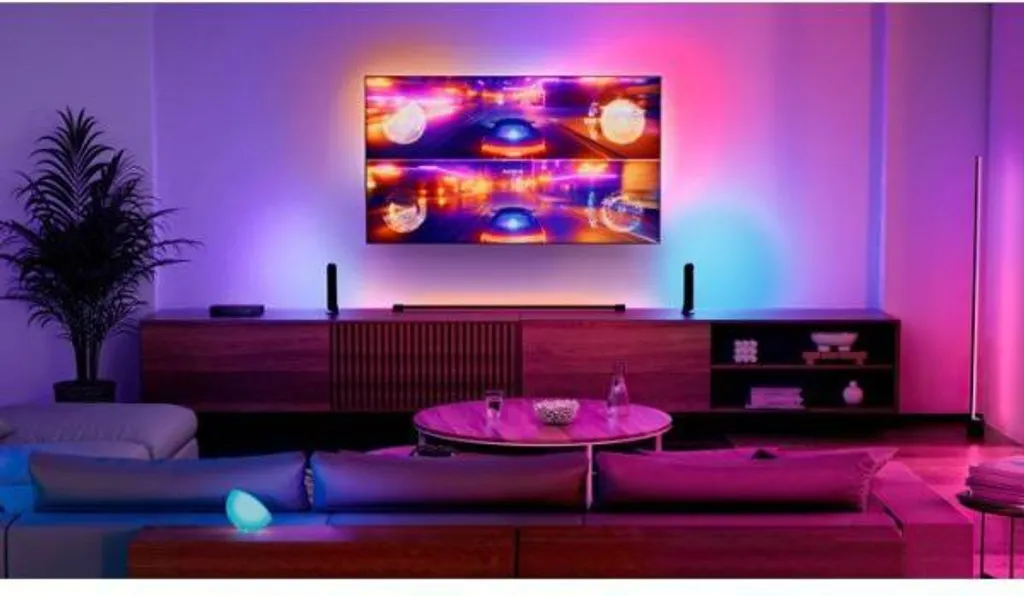 Boîtier de Synchronisation Philips Hue Sync Box Noir pour Écran TV - 16