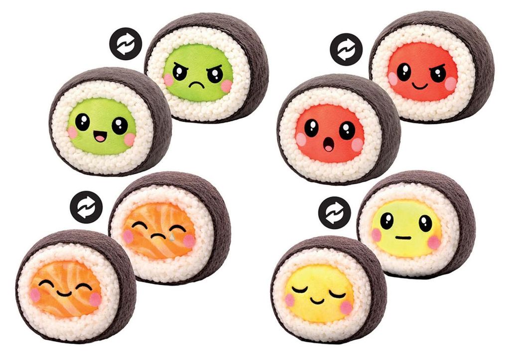Peluche géante "Take Me Home" en forme de sushi kawaii, Image du produit 