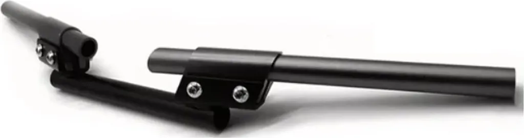 Guidon de rechange pour moto noir en aluminium installation facile 22mm