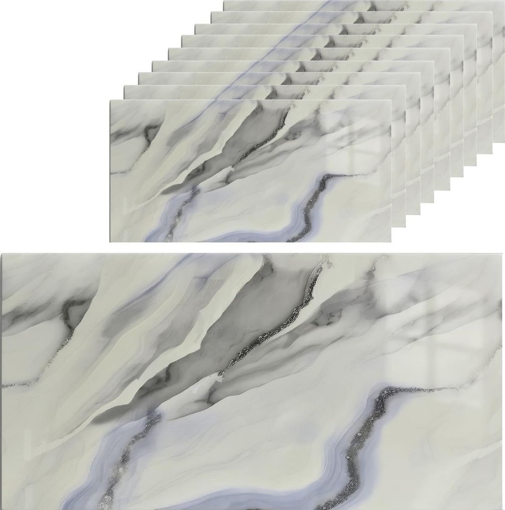 Selbstklebende Wandpaneele 10er Set 30x60 cm – Produktbild 