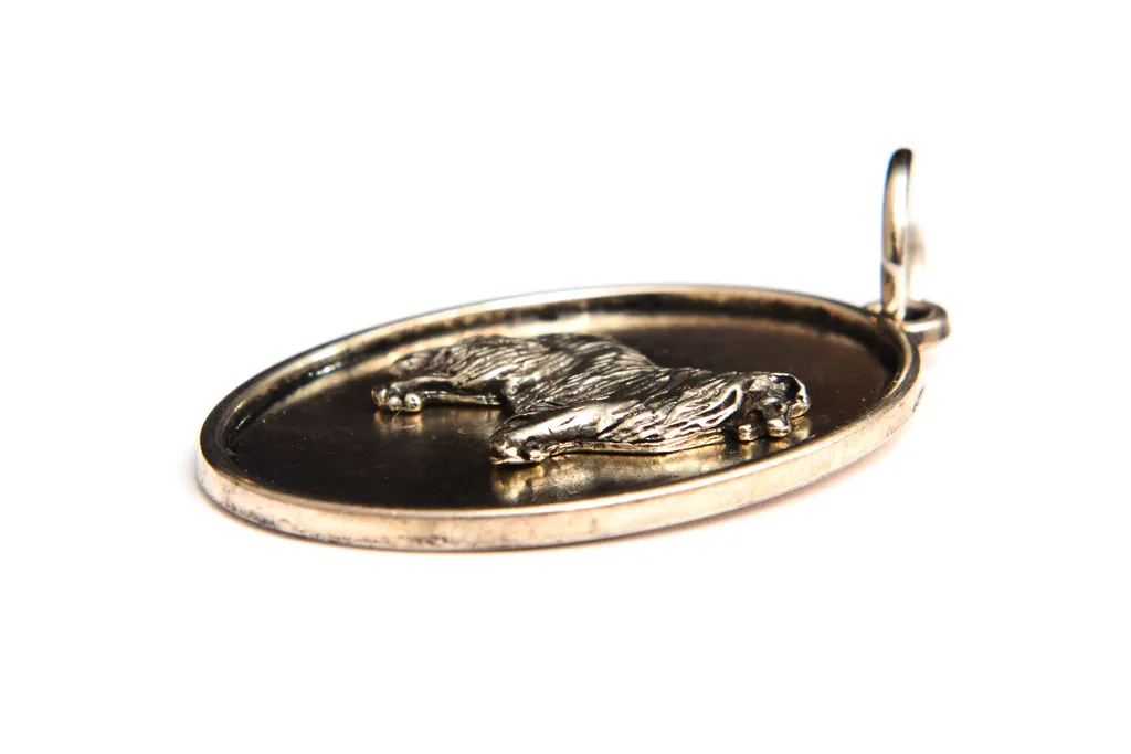Collier Colley en Argenté Art-Dog - Bijou Unique Pendentif de Chien - 3