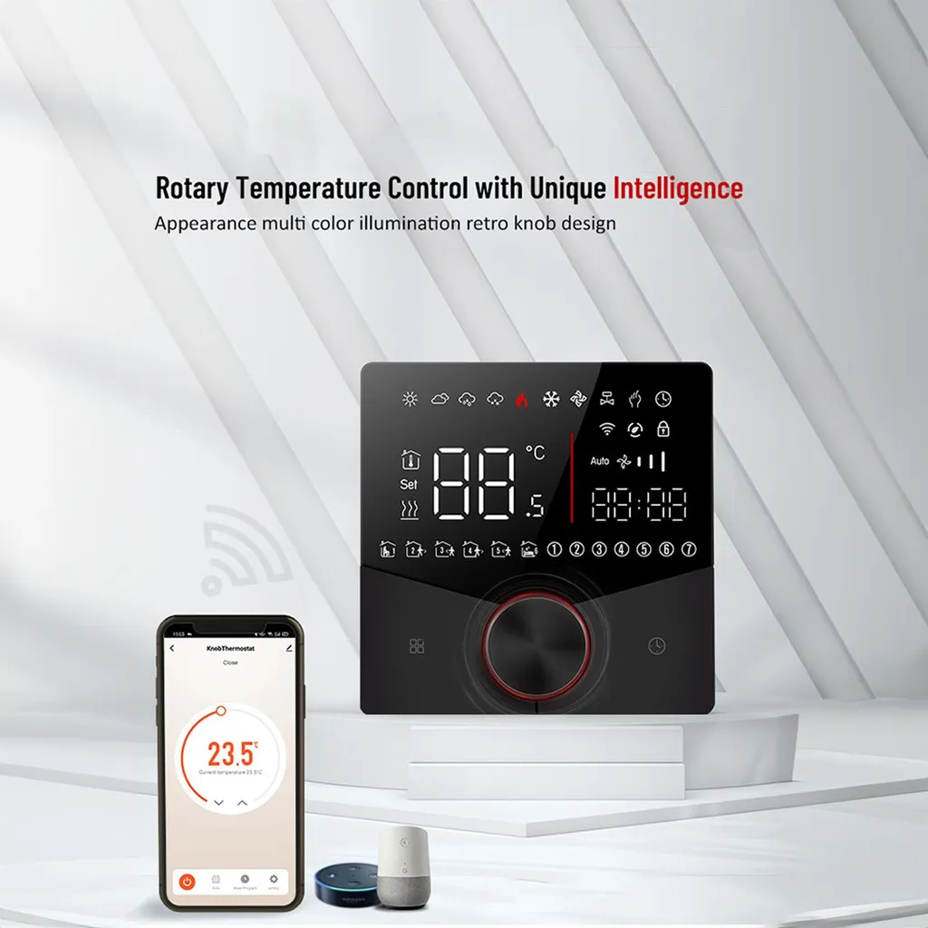 Thermostat connecté WiFi pour programmation chauffage hebdomadaire - 7