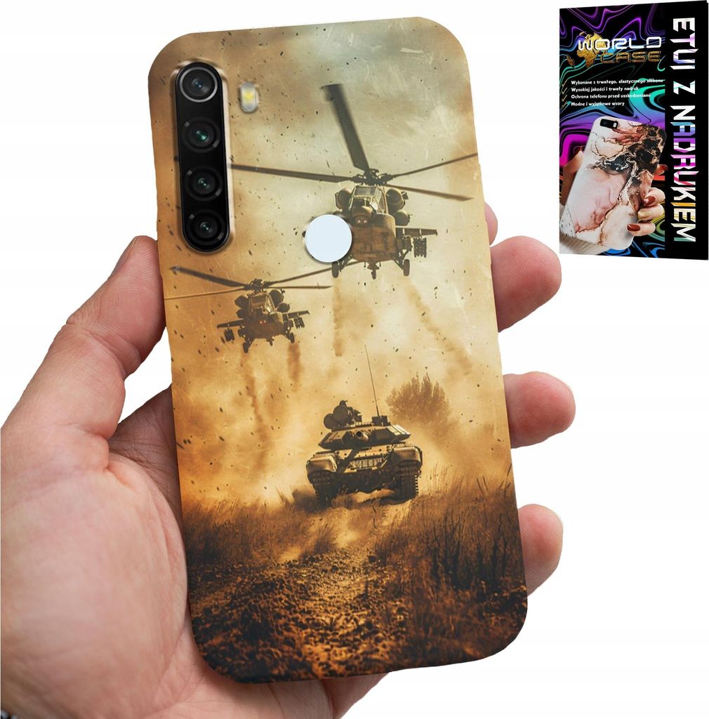 Fall Für Xiaomi Note 8T - Militärhubschrauber Panzer Militär Fall