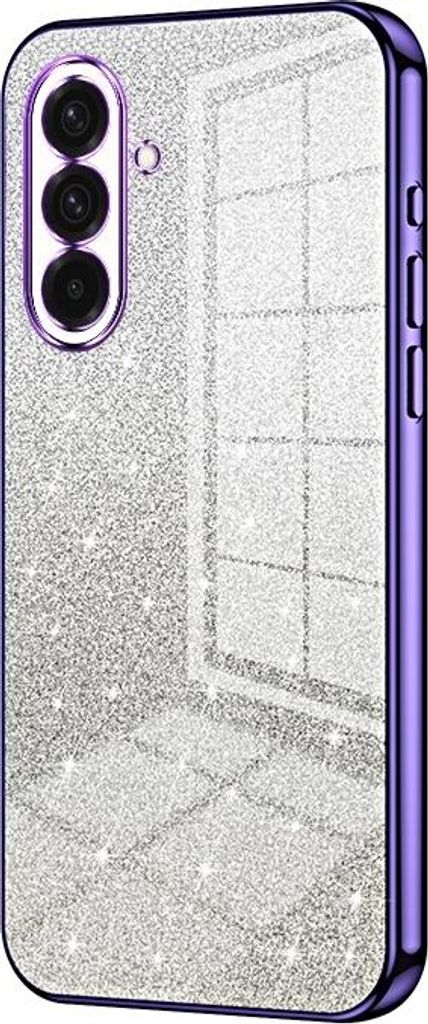 Glitzer Hülle für Samsung Galaxy A36 - Phonesta Crystal Sparkle Silikon Back Cover - Lila